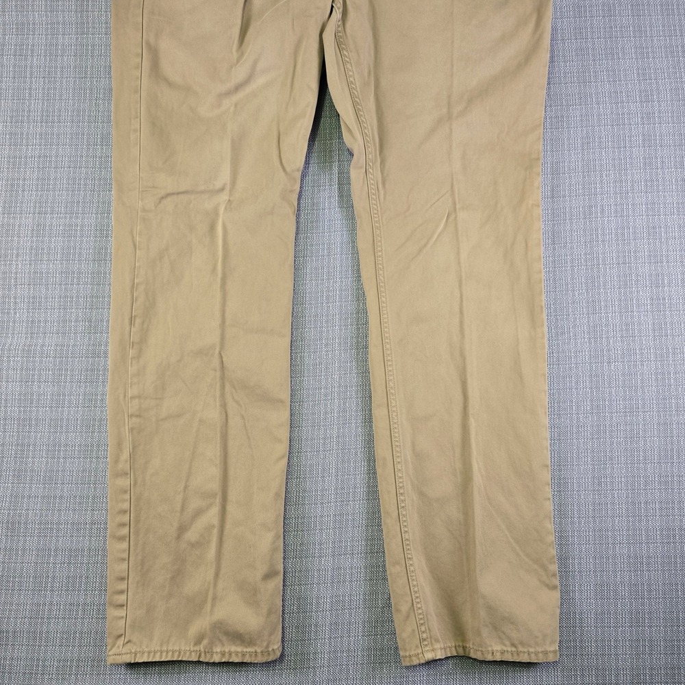 Polo Ralph Lauren 650 Straight Leg Pants Mens 36x34 Sand 5-Pocket Twill Classic - Picture 5 of 16
